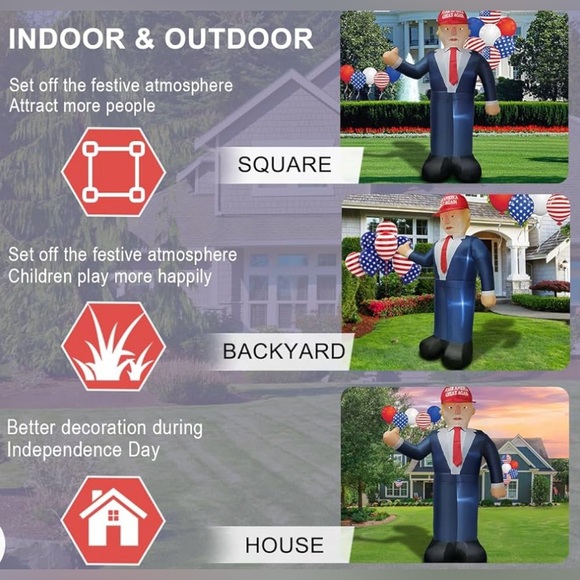 Mr. President Trump inflatable.You can plug it up and he can be everywhere 🇺🇸. - Picture 6 of 6